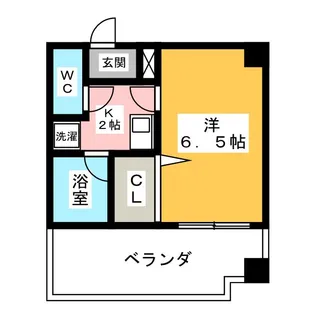 VIVIAN尾頭橋【8階】の間取り