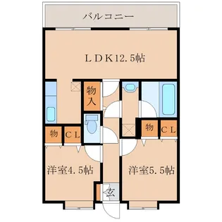 グレースヌーブ【2階】の間取り