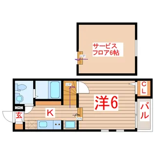 Brown Sheep【2階】の間取り