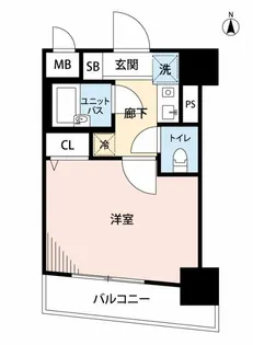 メインステージ蒲田II【5階】の間取り