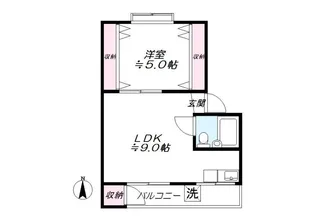 伊藤町住宅1号棟【1階】の間取り