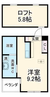 トレスII【2階】の間取り