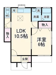 パーシモンコート【1階】の間取り