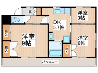 大野マンション【4階】の間取り