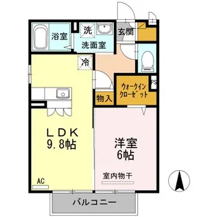 プレミア プレイス【2階】の間取り