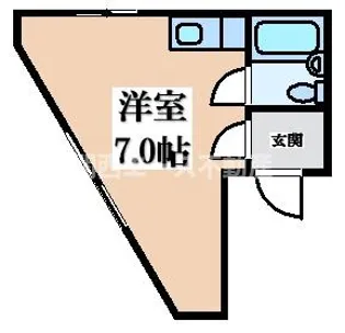 野江ロイヤルハイツ【2階】の間取り