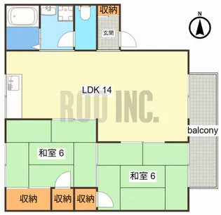 セジュール東川 C棟【1階】の間取り