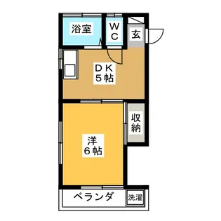 サンハイツK【2階】の間取り
