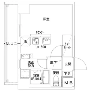 Le magnolia住吉【3階】の間取り