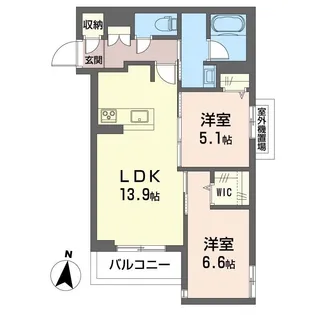 クレスティーク【3階】の間取り