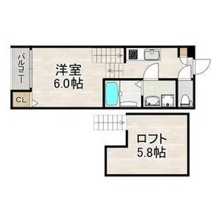 ルーナ本陣【2階】の間取り