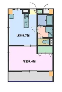 リヴェール中央【3階】の間取り