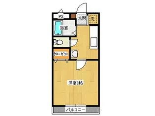 メゾンコート浅間【1階】の間取り