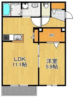 ブリックメゾン【2階】の間取り