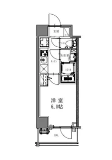 S-RESIDENCE本中山aloria【3階】の間取り