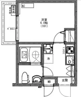 KEIAI RESIDENCE 鳩ヶ谷【2階】の間取り