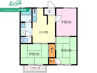 ヴィラシャロームII【1階】の間取り
