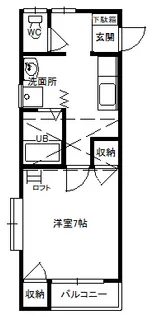 シャペル21【1階】の間取り