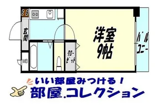 第8エルザビル【5階】の間取り
