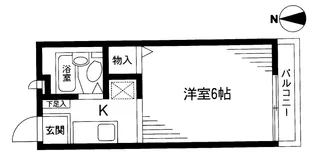 サンリバー1130【2階】の間取り