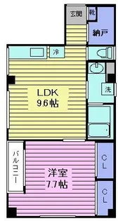 松木ビル【2階】の間取り