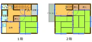 三島アパートの間取り