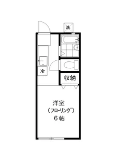 ハイツエスポアールI【2階】の間取り