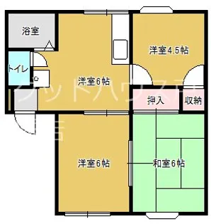 フローラII【1階】の間取り