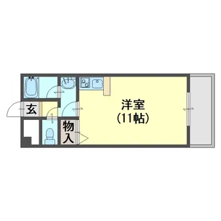 土山ヤングパレスI【2階】の間取り