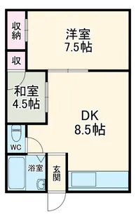 メゾン椎名【2階】の間取り