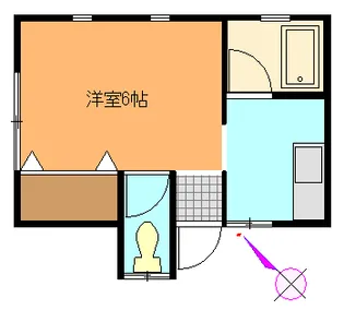 須藤アパート【2階】の間取り