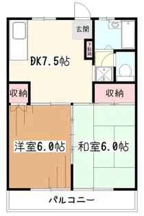 榎本コーポ【2階】の間取り
