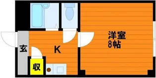 1Kの間取り画像