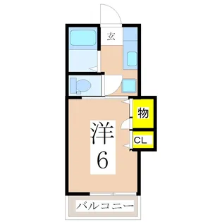 鹿児島県鹿児島市唐湊4【アパート】の間取り