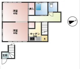 第一ハルミコーポの間取り