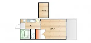 サンレジデンスM1【2階】の間取り