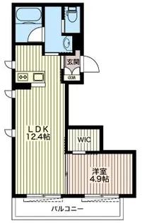 アンソレイエ【3階】の間取り