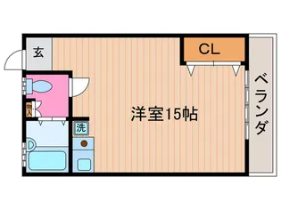ミキマンション【2階】の間取り