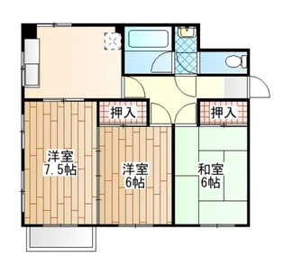 長野県長野市大字稲葉【マンション】の間取り