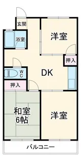 上浅田モンブランマンション【3階】の間取り