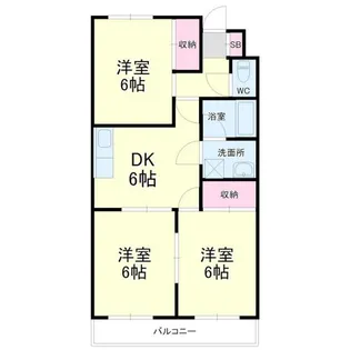 ウィンディホクエンII【2階】の間取り