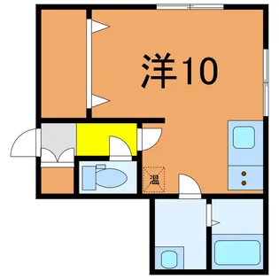 レジデンス東与板【2階】の間取り