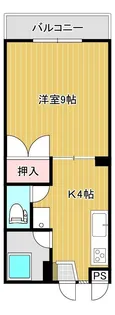 宇宿マンション【5階】の間取り
