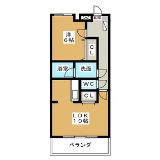 フォンテーヌ峯【5階】の間取り