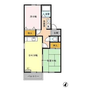 埼玉県北本市西高尾7【アパート】の間取り