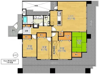 4LDKの間取り画像