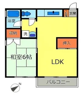 テラスチャオ【1階】の間取り