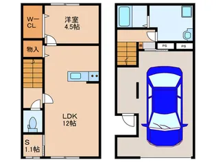 鹿児島県鹿屋市寿8【一戸建】の間取り