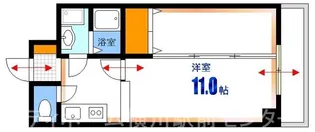 エトワール三滝【2階】の間取り