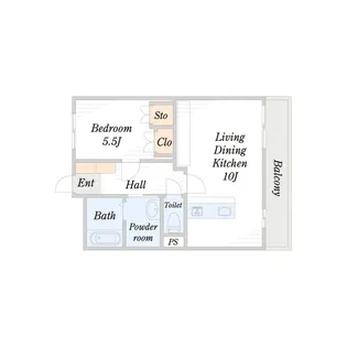 M・ポラール【1階】の間取り